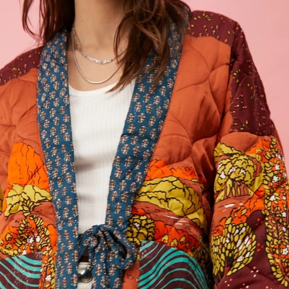 UO Ivy Patchwork Quilted Jacket - Picture 3 of 10